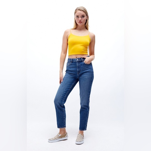 PacSun Eco Dark Blue Mom Jeans - Picture 1 of 13